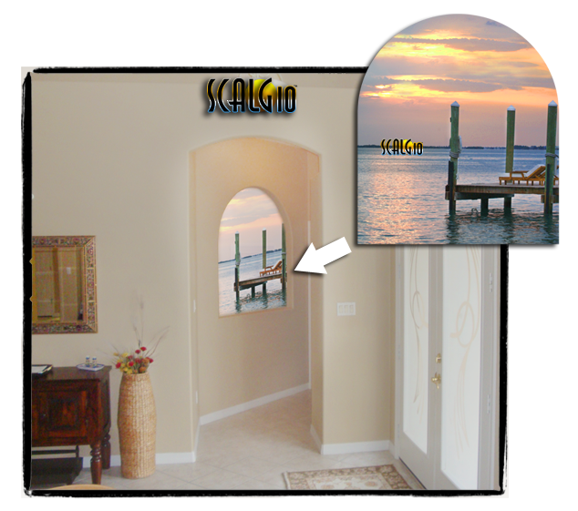 SCALGio Arched & Shaped Installations can be assembled as a kit.